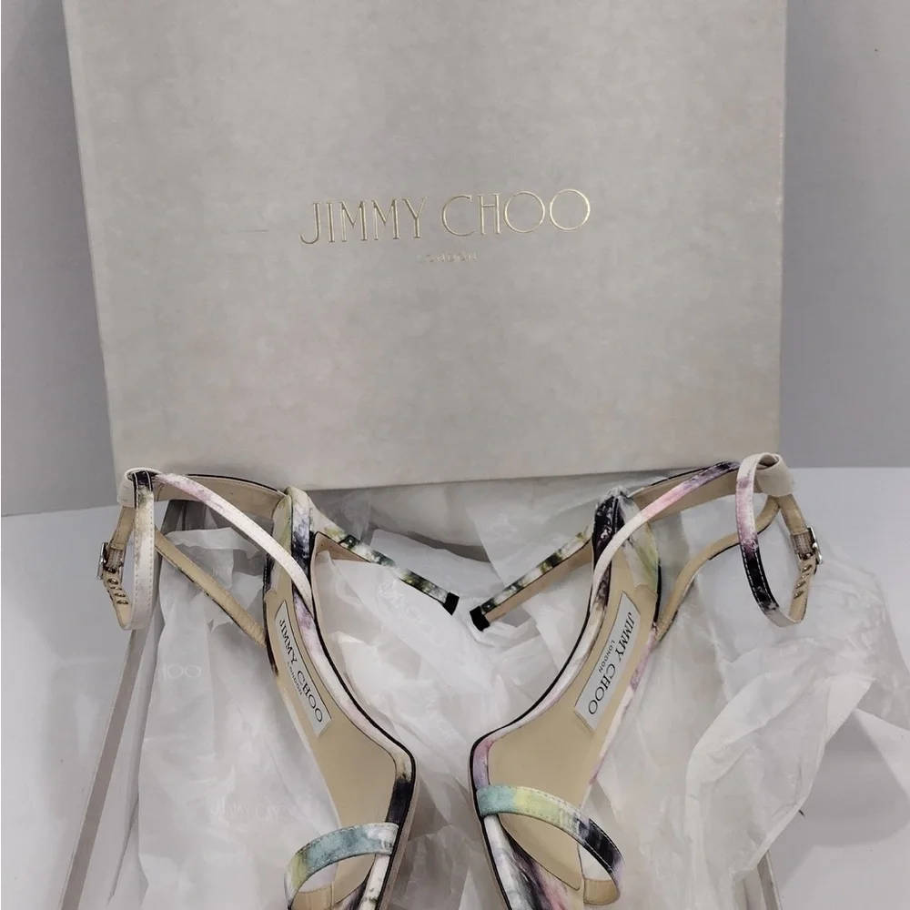 Jimmy Choo Multicolor Women's Sandals size 6.5 pre owned Exellent condition